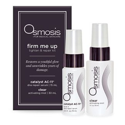 Osmosis Skincare Basic Care Travel Kit Nourish Organic Apricot Plus Pure Hydrating Argan Face Serum For Normal To Dry Skin, 0.7 Oz, 6 Pack